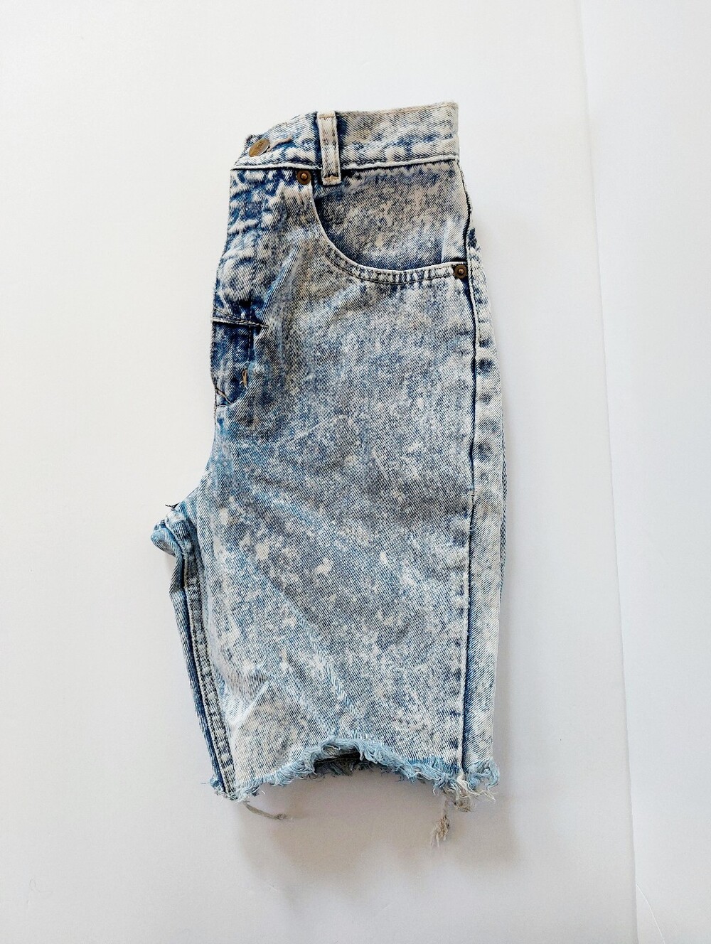 80s/90s Distressed Acid Wash Bermuda Shorts sz 5 Squeeze Grunge Festival Streetw